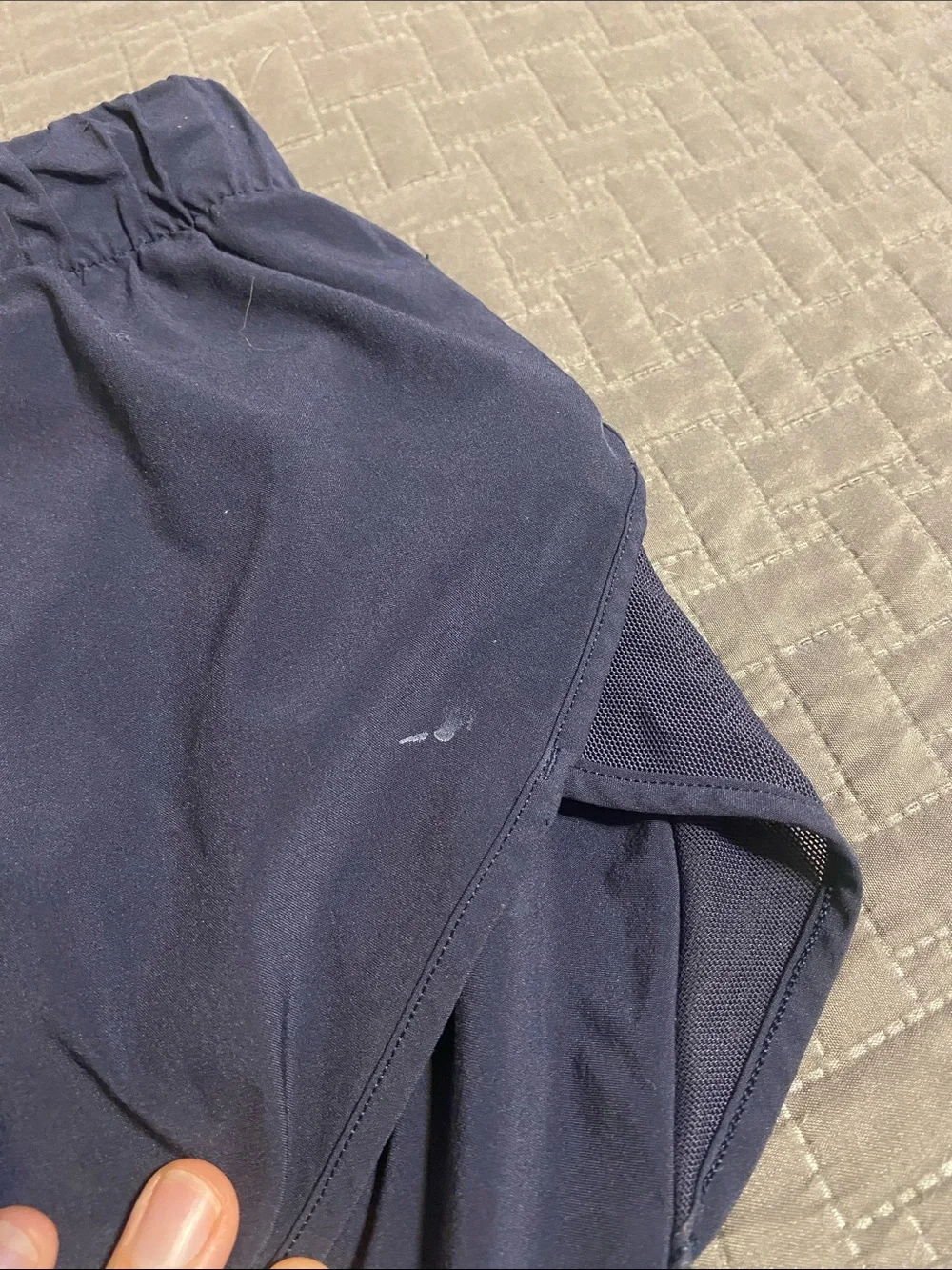 Lululemon Athletica Deep Navy Athletic Running Shorts
